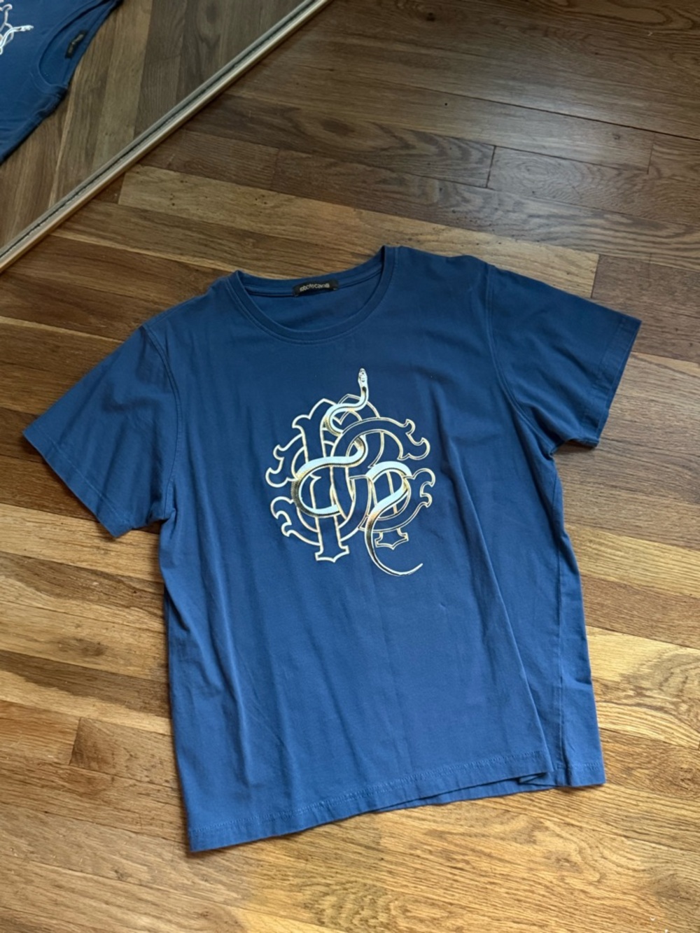 Roberto Cavalli Graphic Short-Sleeve Men's T-Shirt